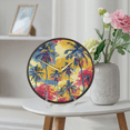 thumbnail image 6 of 10"Coastal Wall Clock, Wall or Tabletop Display with Stand,Silent Sweep Movement, Beach Landscape Art Acrylic Clock, 6 of 7