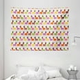 thumbnail image 1 of Dachshund Tapestry, Abstract Colorful Puppy Pattern Vintage Animal Silhouettes Childrens Cartoon, Wall Hanging for Bedroom Living Room Dorm Decor, 80W X 60L Inches, Multicolor, by Ambesonne, 1 of 2