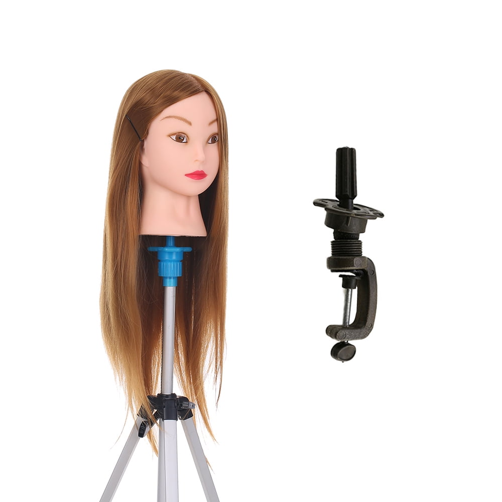 24'' Mannequin Head with Head Stand for Braiding Training Practice
