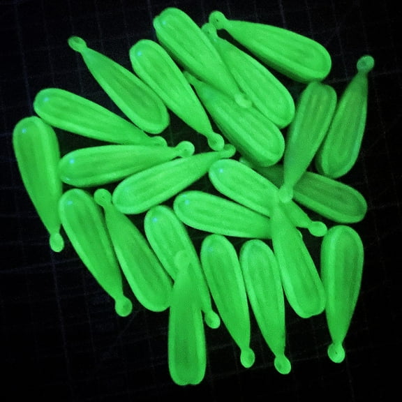 5 Pcs Fishing Casting Plug Baitcast Rubber Practice Plug for Improving Cast Skill