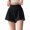 Black, variant on Maqroz Womens High Waisted Athletic Shorts Pleated Side Panels Lightweight Breathable Summer Casual Outfits for Running Gym Workout Tennis with Pockets