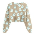 thumbnail image 2 of Neewe Womens Casual Long Sleeve Sweatshirt Crew Neck Cute Pullover Relaxed Fit Tops, 2 of 3