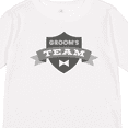 thumbnail image 4 of Inktastic Banner Groom's Team Boys or Girls Long Sleeve Toddler T-Shirt, 4 of 5