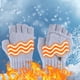 thumbnail image 2 of Xihbxyly Guantes Calefactables Usb, Tecnología de Calidez Invernal, Diseño de Terciopelo Suave, Calefacción Versátil Alimentada Por Usb, Funda Abatible de Medio Dedo, Accesorio de Moda, Actividades A, 2 of 2