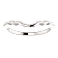 thumbnail image 3 of FB Jewels 14k White Gold Wedding Ring Band Size 7, 3 of 3