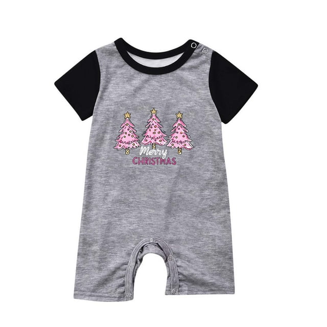 Pyjamas pour Bébé, Tenue Décontractée à la Mode Imprimée Européenne pour la Maison, Costumes Parent-Enfant, Pyjamas pour la Famille