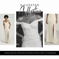 thumbnail image 3 of David’s Bridal, The Edit by DB Studio Women's Corset Bodice Off-the-Shoulder Wedding Dress, Full Length, Lace, 3 of 8