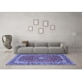 thumbnail image 3 of Ahgly Company Indoor Rectangle Persian Blue Traditional Area Rugs, 2' x 3', 3 of 4