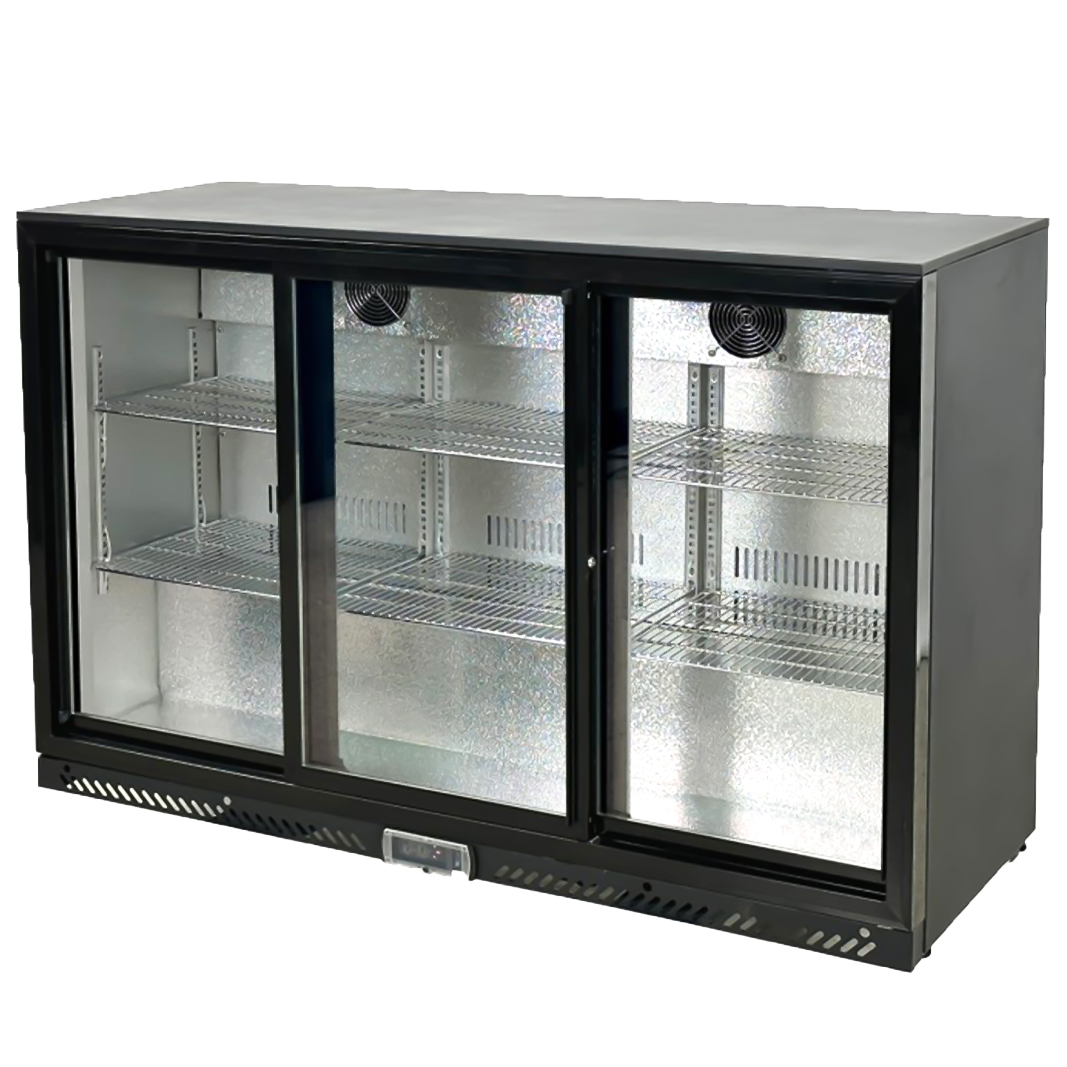 NSF 53 in. Commercial Merchandiser Beverage Back Bar Cooler Slide Door 11 Cu.Ft. Beer Cooler, ETL