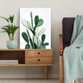 thumbnail image 5 of Green Cactus Decor Art/Canvas Print，Suitable for Living Room， Bedroom， Office， Dining Room， Kitchen， Hallway， Entryway， Study， Bathroom and as a Modern Wall Art Decoration with Natural Botanic Theme., 5 of 8
