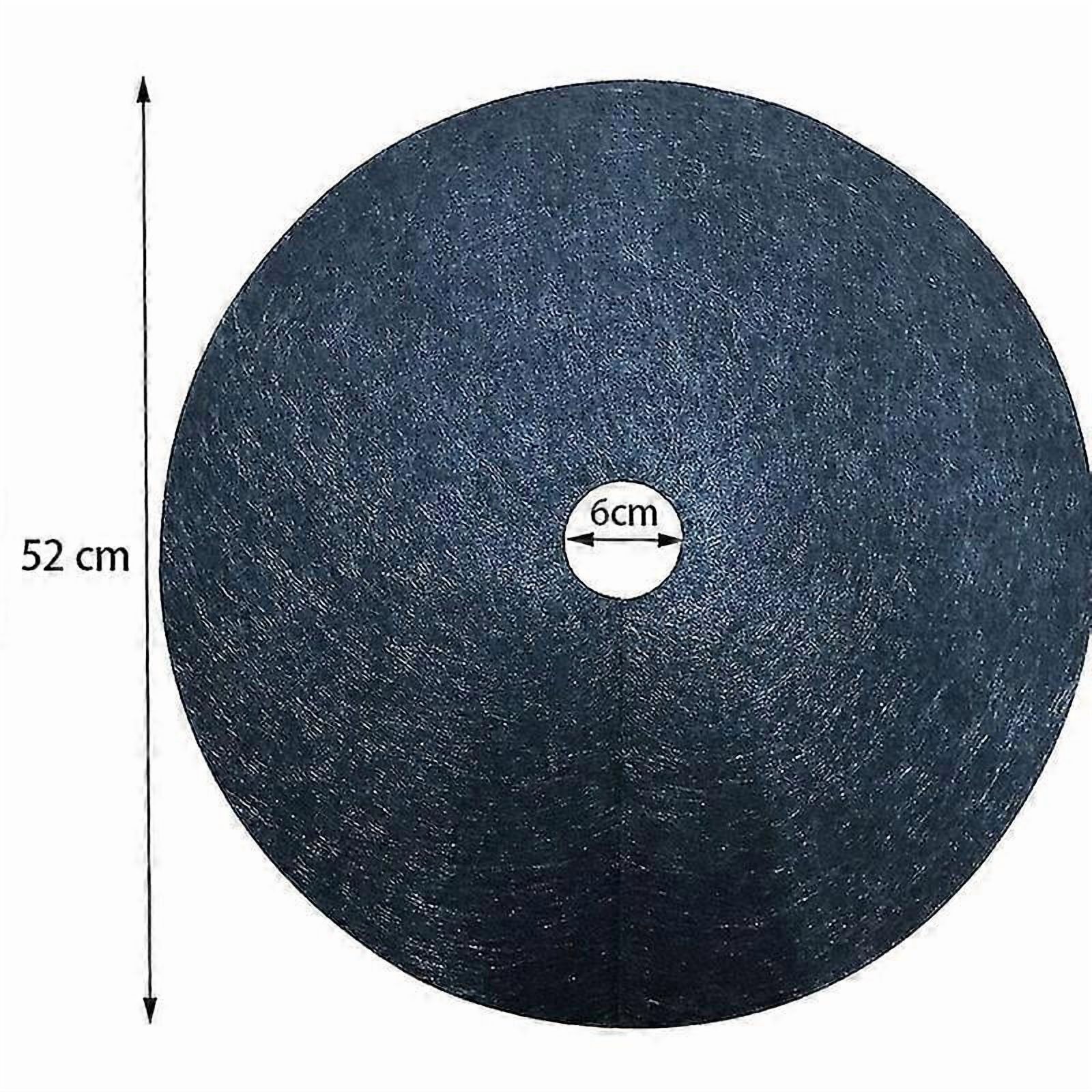 Non-Woven Tree Mulch Ring, Thickened Tree Protector Mat, Plant Cover With 20 Staples Stakes (6 Pack )