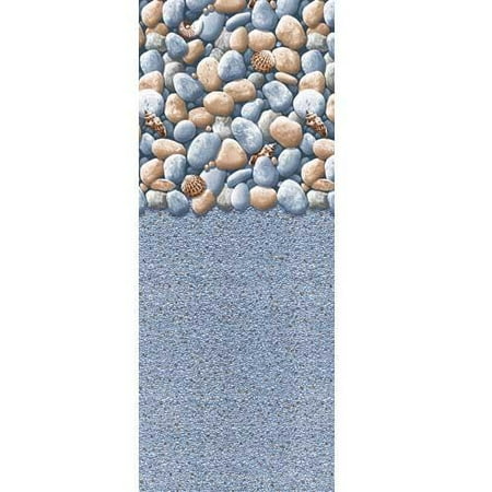 33-ft. Round Overlap Above Ground Pool Liner - 25 Gauge - Rock Island - 54 Inch Wall - Walmart.com