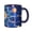 NavyBlue, variant on Star Explode Coffee Mug Fun Custom Ceramic Mugs 11oz Navy Blue