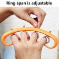 thumbnail image 3 of Guitar Finger Expander Rotatable Adjustable Smooth Surface Improve Flexibility Portable Finger Training Universal Violin Left Hand Finger Extension Stretcher for Beginner, 3 of 7