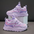 thumbnail image 6 of Hessimy Boys Girls Sneakers Kids Lightweight Breathable Strap Athletic Running Shoes for Little Kids/Toddler(Purple,3.5), 6 of 7