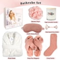 thumbnail image 3 of Set de regalo de spa My Novel Things, bata de baño con máscara para dormir y vela, 3 of 7