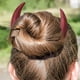 thumbnail image 4 of Moon Crescent Hair Forks Ramadan Barrettes Moda Horquilla Clip (Rojo L) Ehuebsd Libre de BPA, 4 of 6