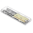 thumbnail image 3 of Carcasa para SSD M.2 NVMe USB 3.2 Gen 2 de 10 Gbps, Transparente, para PC y Portátil, 3 of 6