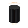 thumbnail image 2 of Unique Bargains Black Acrylic Solid Cylinder Round Display Riser, 2.4 Inches x 1.6 Inches, 2 of 4