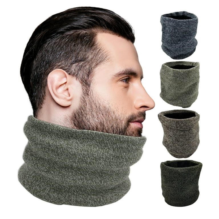 48 Pack Winter Thermal Neck Warmer Gaiter Bulk Fleece Lined