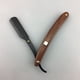 thumbnail image 4 of FELTECHELECTR Maquinilla de afeitar de acero recta y elegante con mango de madera para peluquero, plegable, de estilo vintage, de metal y con filo recto, sin cuchillas., 4 of 6