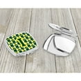 thumbnail image 3 of Letter I Football Green and Yellow Compact Mirror CJ1075-ISCM, 3 of 4