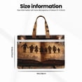 thumbnail image 3 of Kdxio Vintage Family History Book File Tote Document Bag Business Briefcase Bag Document Organizer Tote Briefcase for Letter A4 Files Business Teacher Office Bag, 3 of 8