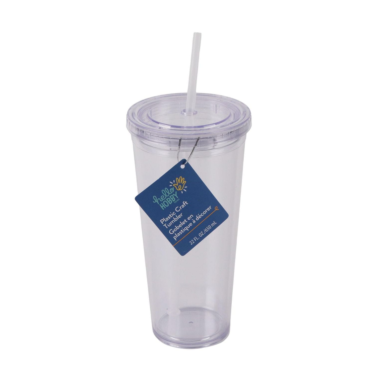 Hello Hobby de 22 OZ Grand gobelet en plastique pour loisirs créatifs