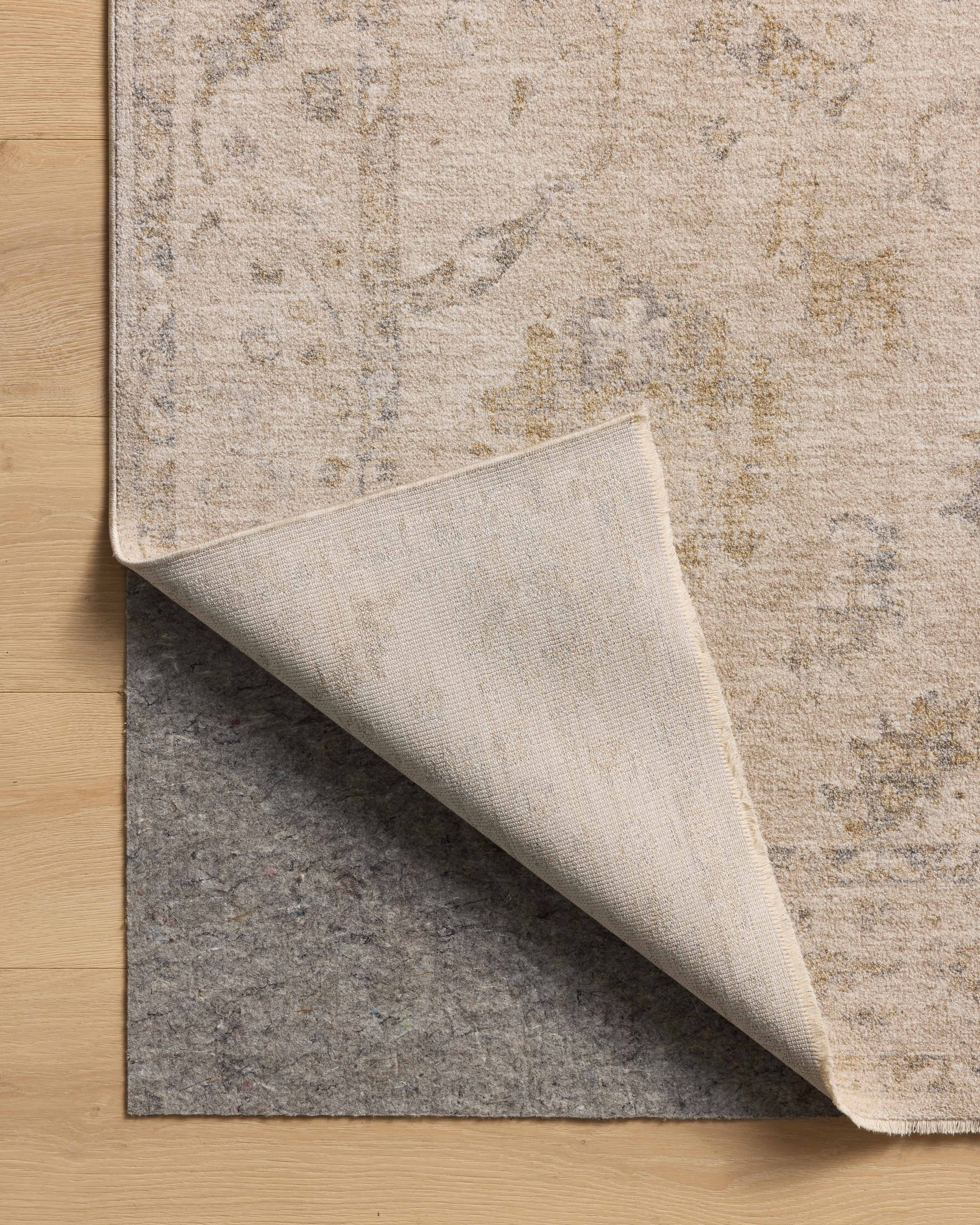 Chris Loves Julia x Loloi Louisa Oatmeal / Slate 5'-3" x 7'-6" Area Rug
