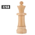 thumbnail image 1 of Unidad flash USB 2.0 con forma de ajedrez de madera, compatible con USB 1.1 (32 GB), 1 of 12