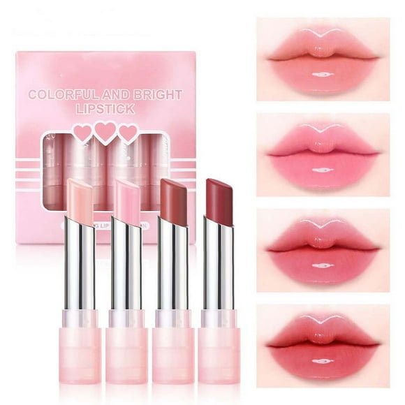 Fiudx Lápiz Labial de Larga Duración a Prueba de Besos, Barra Hidratante Dudu Care, Bálsamo de Belleza Altamente Pigmentado, Ideal para Fiestas de Trabajo y Viajes, Maquillaje Esencial para Mujeres,