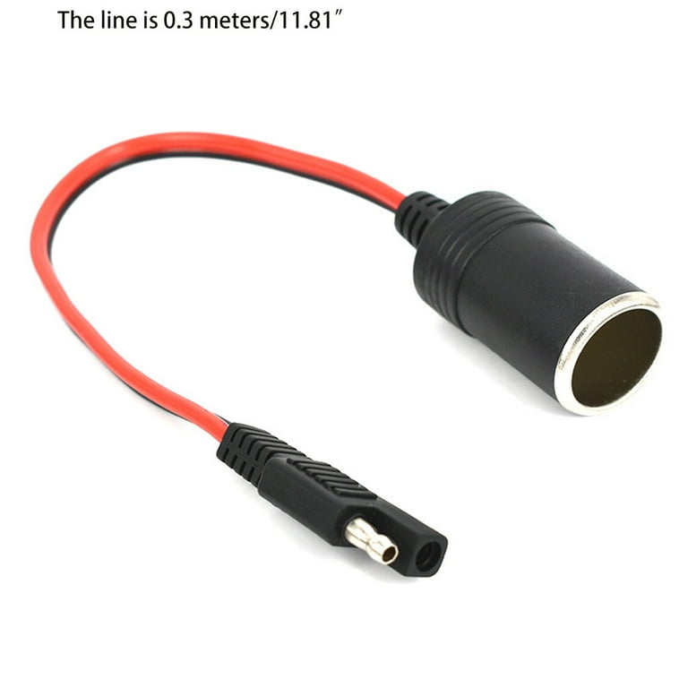 Chargers 12V Female Cigarette Lighter Adapter with Universal SAE Quick  Connection Battery Chargers Great Performance
