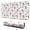 White Cow Strawberry, variant on Long Mouse Pads for Desk,White Cow Moo Pattern Desk Mats on Top Of Desks, Desk Mouse Pad Extra Large with 3mm Non-Slip Base and Stitched Edge for Gaming,Office,Work,Home 31.5"x11.8"