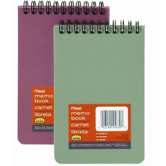 Poly Memo Book, 4 x 6, 150 Page