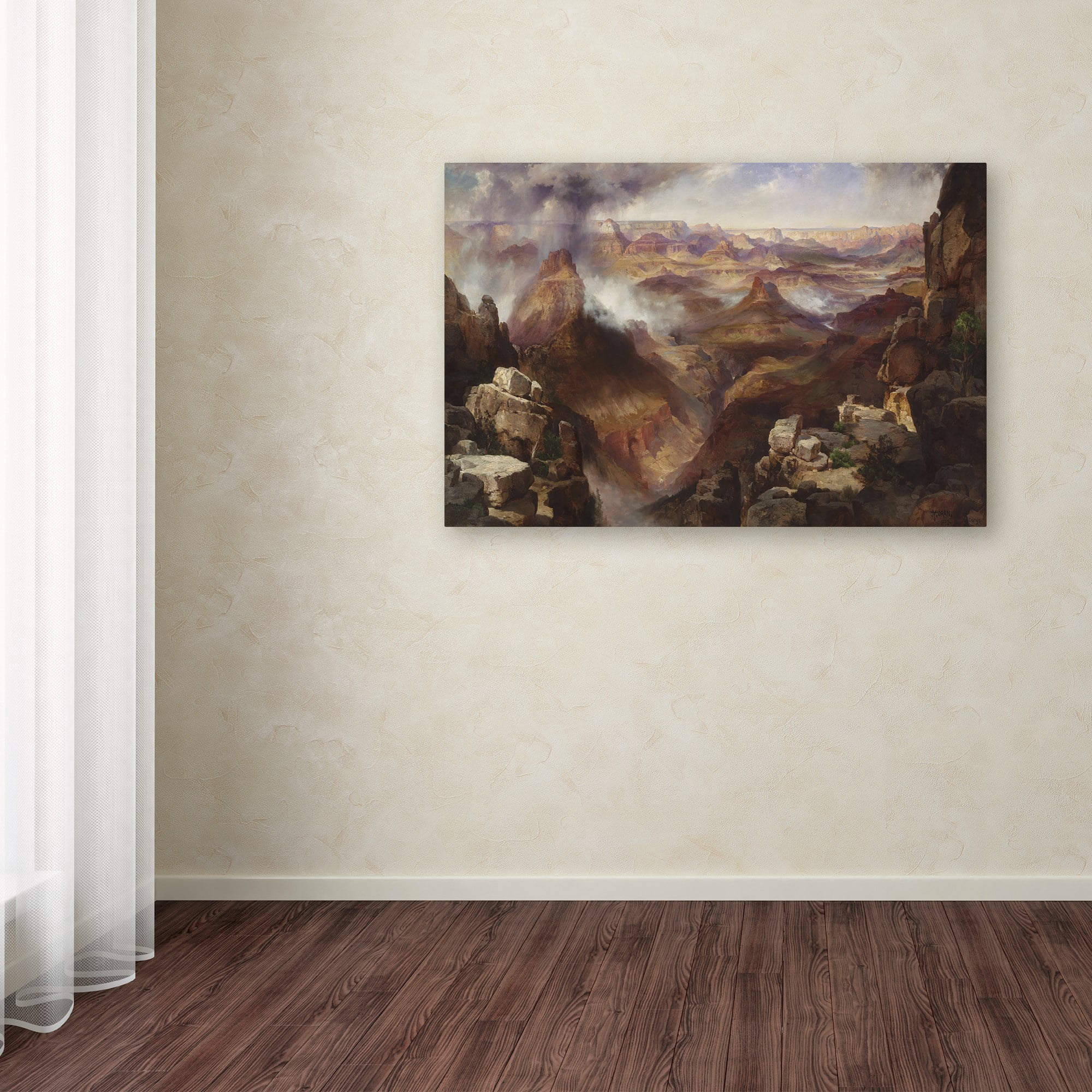 Trademark Fine Art 'Grand Canyon' Canvas Art by Thomas Moran