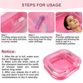 thumbnail image 6 of RoamReady Inflatable Hair Washing Basin, Portable Shampoo Bowl with Pillow and Drain Hose, Hair Washing Basin for Bedridden, Disabled, Injured, Perfect for Dreadlocks, Curly Hair, Thick Hair (Pink), 6 of 8