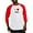 Red/White, variant on CafePress - I Love ME Baseball Jersey - Cotton Baseball Jersey, 3/4 Raglan Sleeve Shirt
