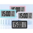 thumbnail image 2 of DESIGNICE 2026 New Alarm Clock,High Definition Digital Clock with Sharp Lcd Display,Adjustable Bedside Clock with 12/24 Hour Modes,Silent Alarm Clock for Study and Work, 2 of 7