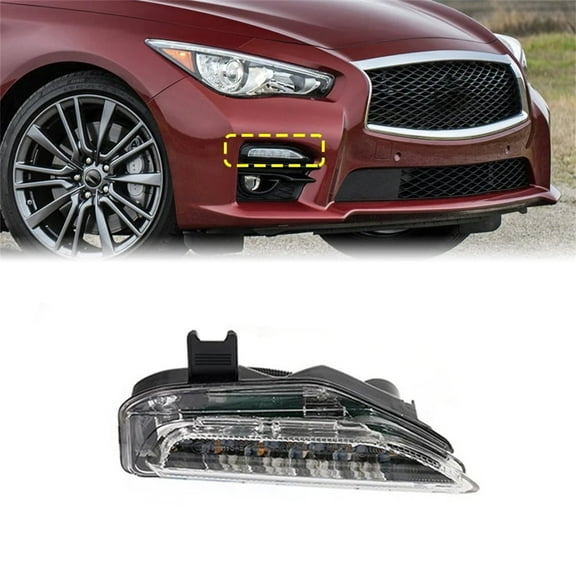 1PC Right Front Turn Signal Light Lamp For Infiniti Q50 Sport Model 2014-2019