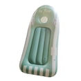 thumbnail image 1 of Flotador inflable de PVC para piscina con asa y ventana transparente Verde, 1 of 8