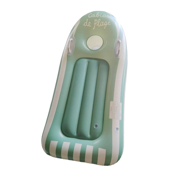 Tabla de surf inflable, tabla de surf, juguete acuático, ventana de visualización transparente de PVC Verde