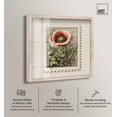 thumbnail image 2 of Postal Bloom I Shadowbox Print Cute Art Prints by Art Remedy, Blonde Frame, 30 x 30, 2 of 6