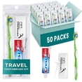 thumbnail image 1 of Kits de Cuidado Oral TREKTOTE a Granel con Cepillo de Dientes, Pasta Dental y Hilo Dental, 1 of 7