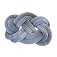 thumbnail image 1 of Almohada con nudo de mano PP, poliéster nórdico, bonita almohada DIY acogedora para la cintura, cojín para el suelo para sala de estar, oficina, hogar gris claro mayimx Almohada de bola de nudo, 1 of 9