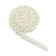 thumbnail image 1 of Cinta decorativa con borde de encaje y cuentas de perlas de imitación de 1 yarda para costura Blanco, 1 of 9