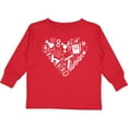 thumbnail image 3 of Inktastic Science Heart Beaker, Book, DNA and Microscope Boys or Girls Long Sleeve Toddler T-Shirt, 3 of 5