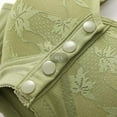 thumbnail image 4 of Arlun Daisy Lace Bras for Old Women Front Closure No Underwire Soft Comfortable Senior Wireless Snap Closing Bras Wide Straps Thin Cup Full Coverage Bralettes Green 50, 4 of 5