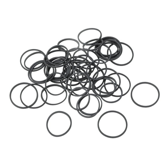 Rubber Drive Belts for Tape Recorder Video Players 50pcs Set Sturdy and Stable Mixed Size 30-40mm Width 1.2mm