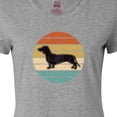 thumbnail image 4 of Inktastic Dachshund Dog Retro Sunset Women's T-Shirt, 4 of 5