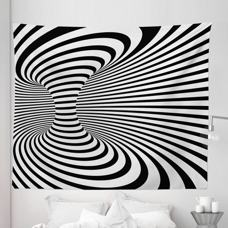 Optical art wall decal